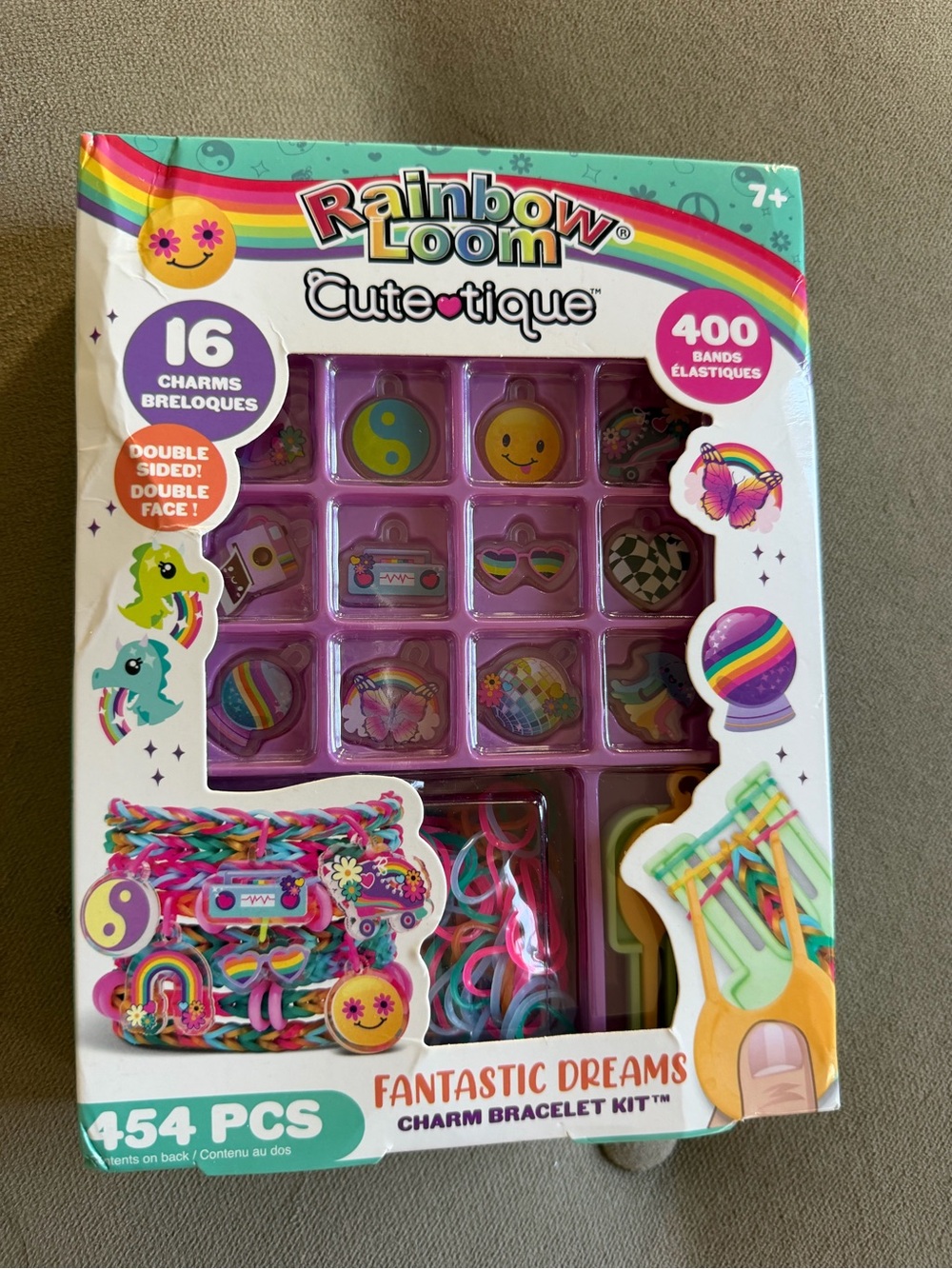 Rainbow Loom Cute-tique Fantastic Dreams Charm Bracelet Kit - Pink & Purple